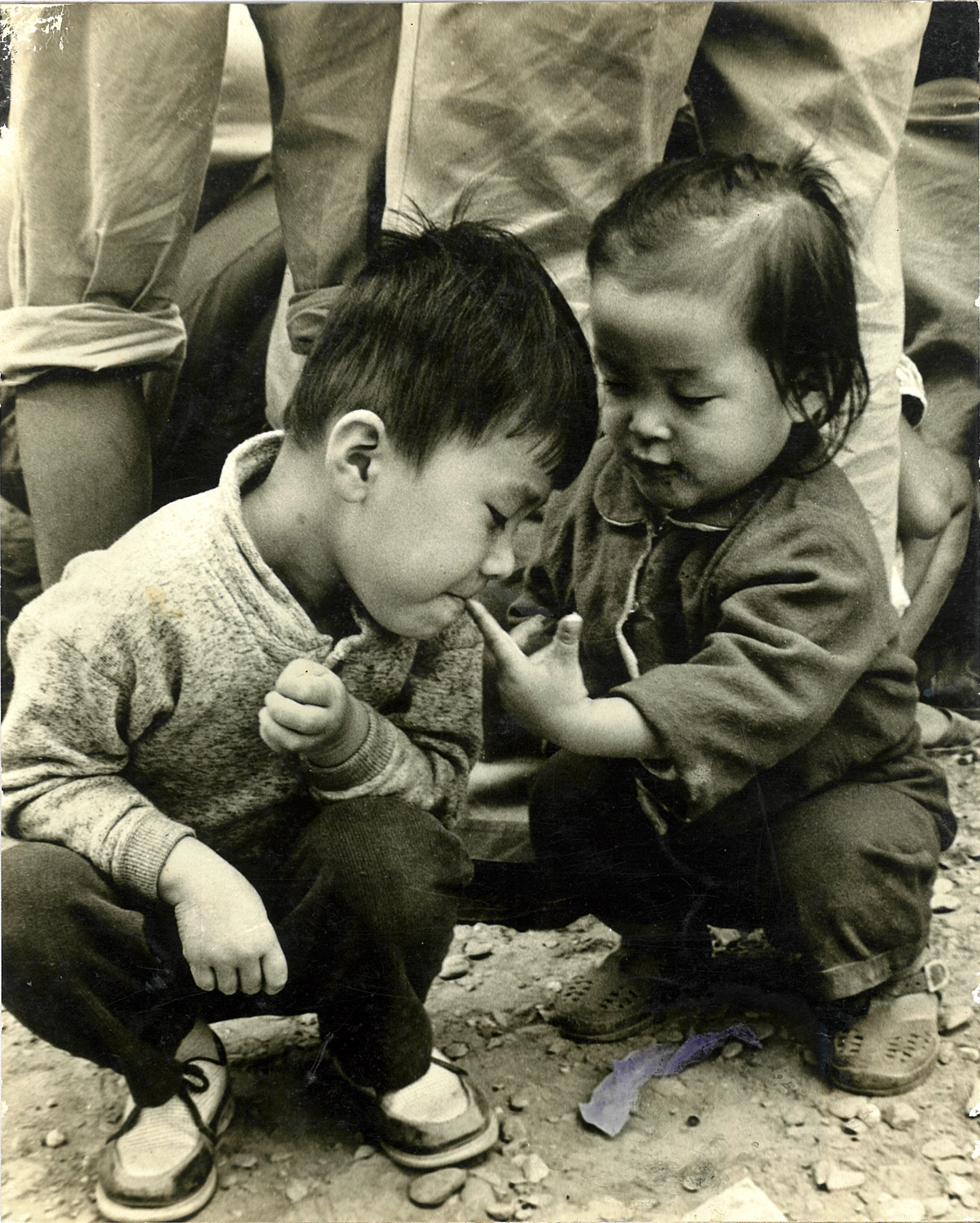 兄與妹/屏東公園,1960。