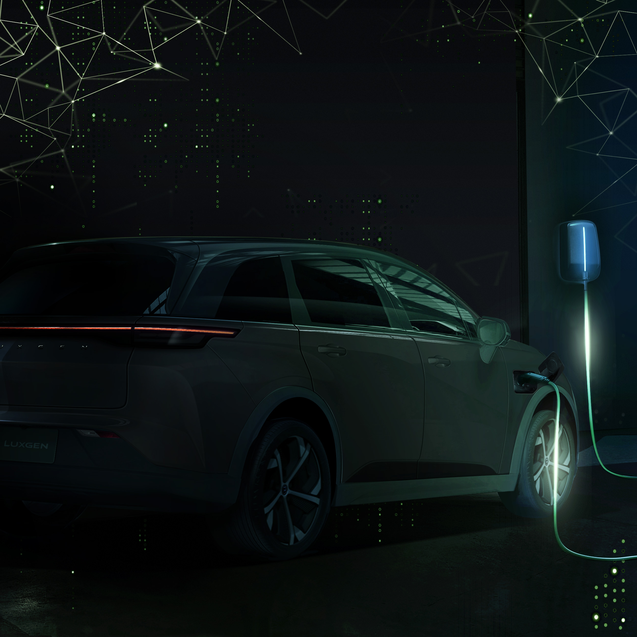 Model C的充電位置在車頭。圖取自納智捷官網