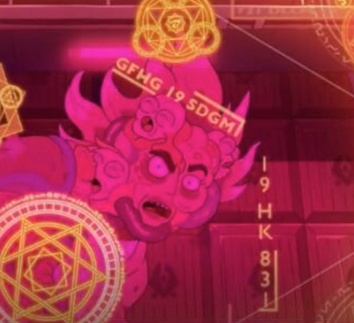 有網友發現美國動畫《Rick and Morty》藏有「光復香港、時代革命」的英文字母縮寫。圖取自Reddit網頁reddit.com