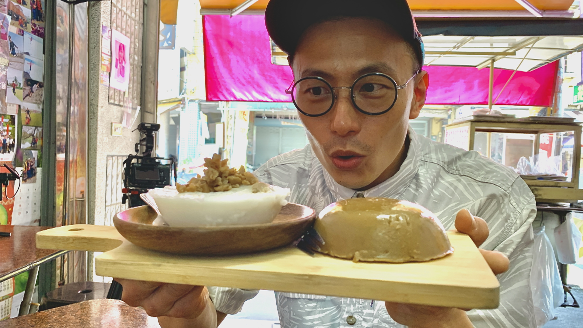 客家風味碗粿，甜的鹹的都好吃。拜請拜請-伯公在哪裡劇照