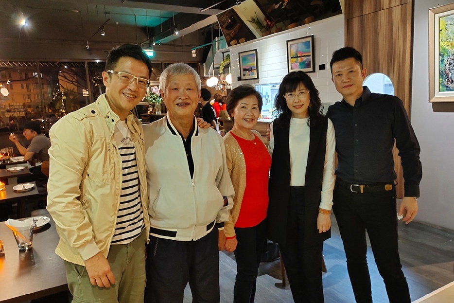 溫士凱全家感情非常好。溫士凱提供