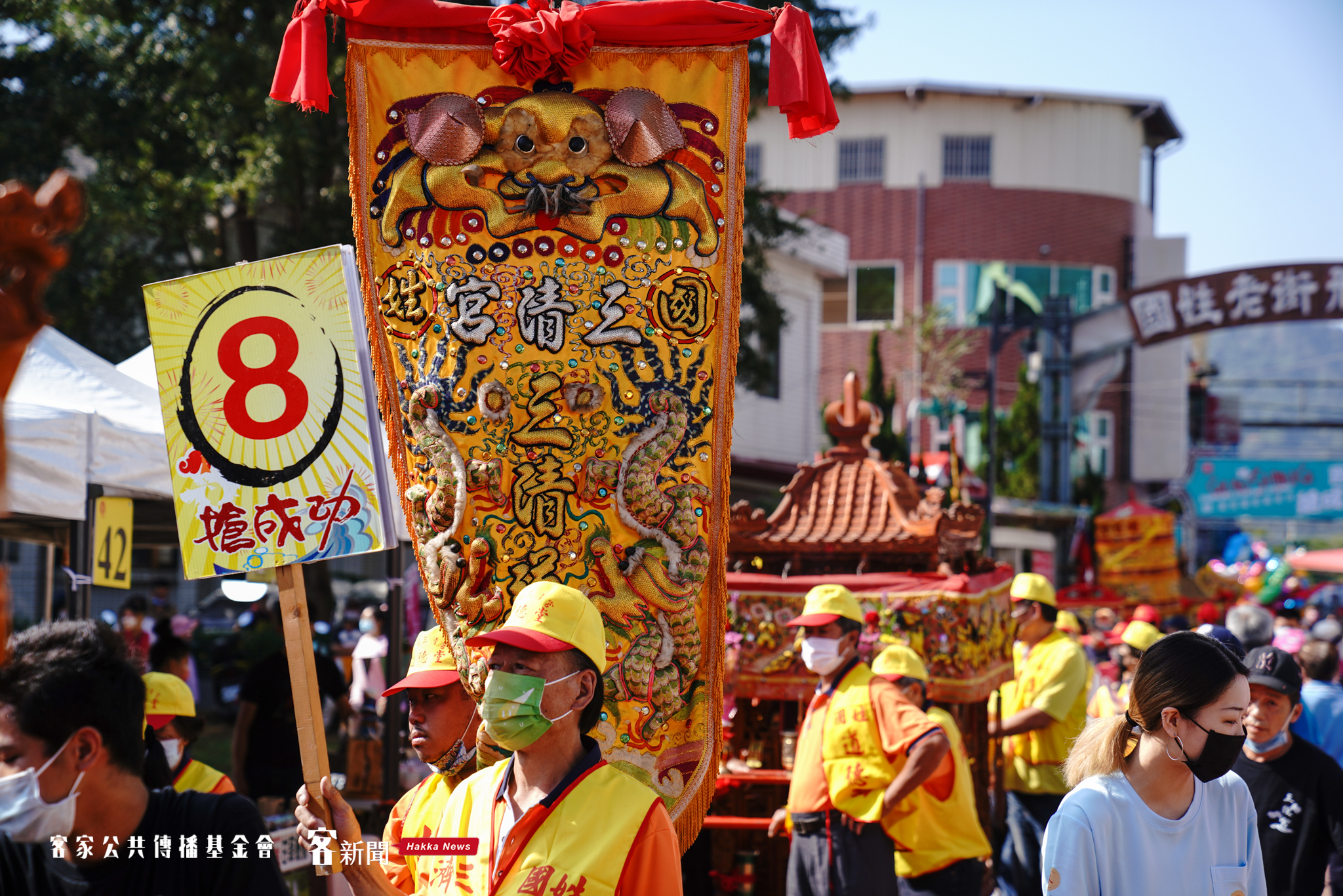 一連3天的南投國姓搶成功活動,當地廟宇也不缺席,全員動起來十分熱鬧!宋佩遙攝