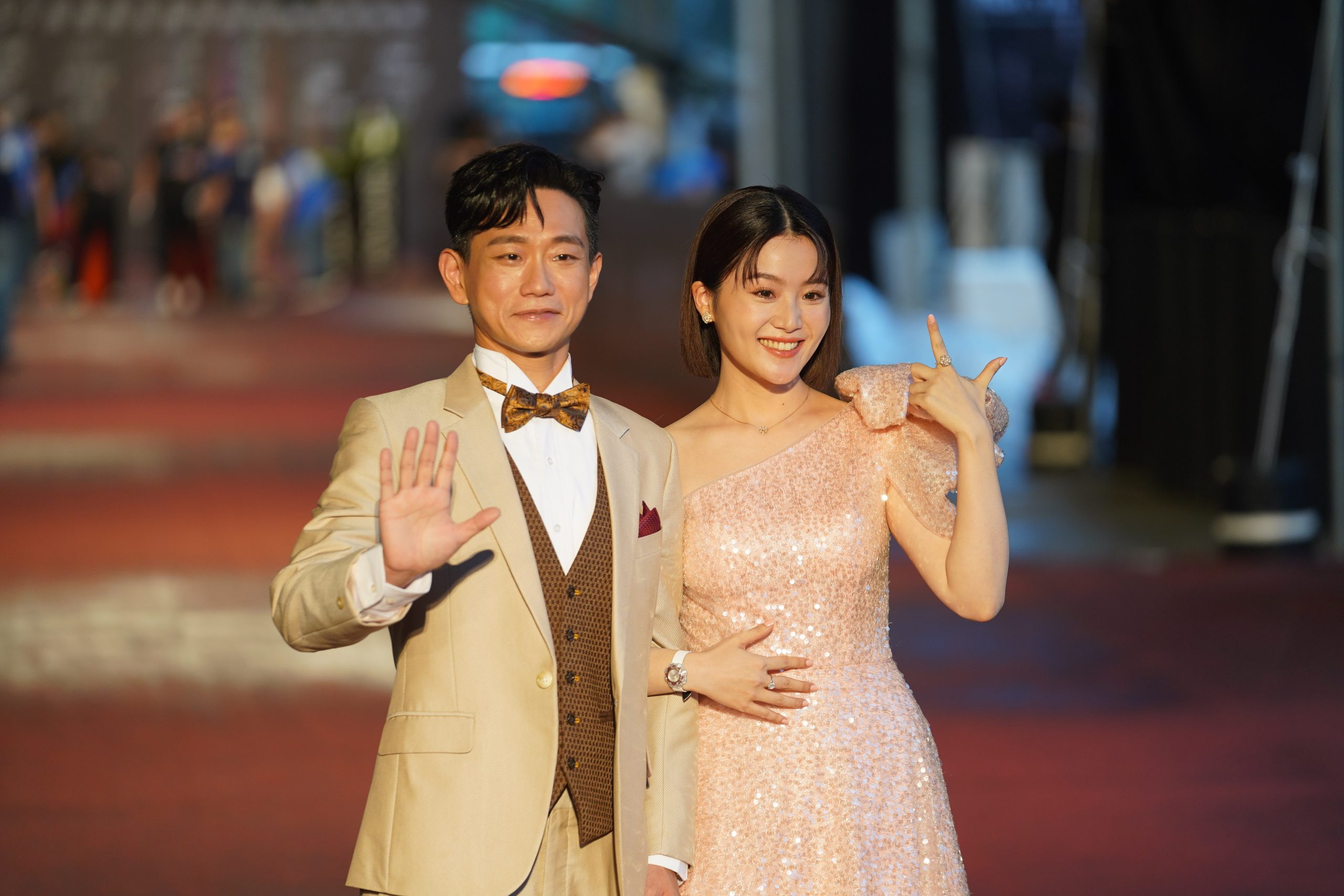 傍晚星光紅毯則由楊小黎、陳家逵搭檔主持。范修語攝