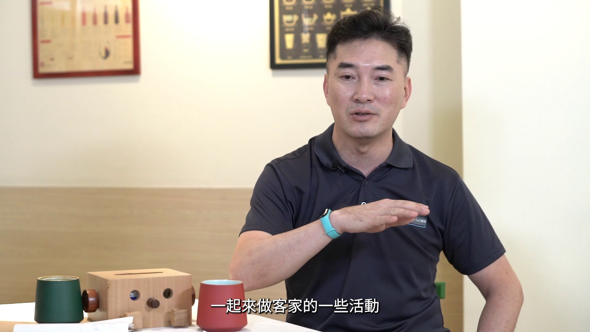 頂尖人物來賓-朱元隆，致力推動客家事務，盼望客語能傳承。翻攝節目畫面