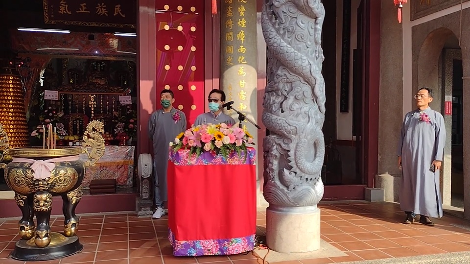 客委會副主委鍾孔炤致詞。客委會提供