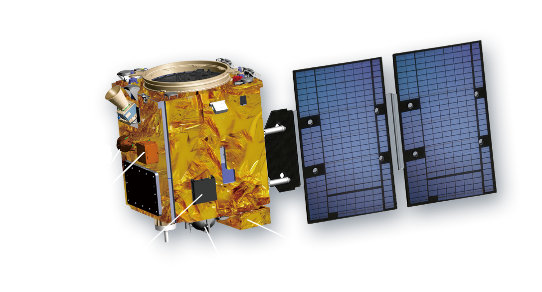 衛星構型示意圖。國家太空中心提供