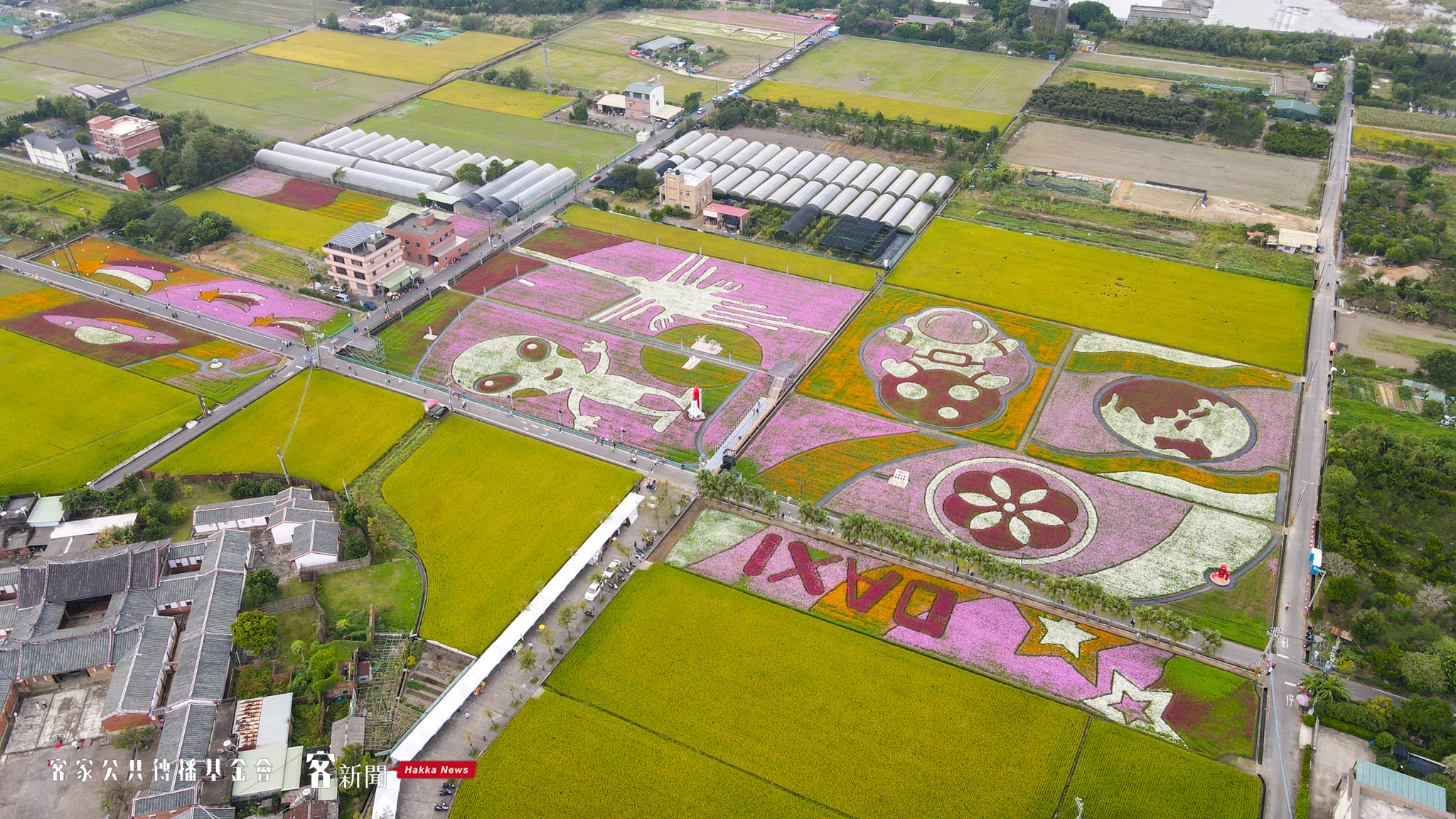 桃園花彩節主展場佔地3公頃多。宋佩遙攝
