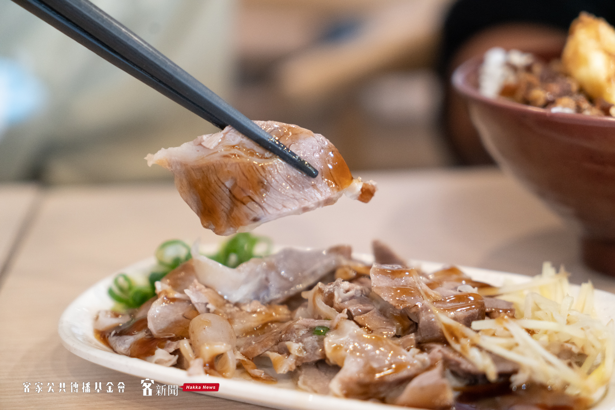 小吃店「標配」肝連肉。宋佩遙攝