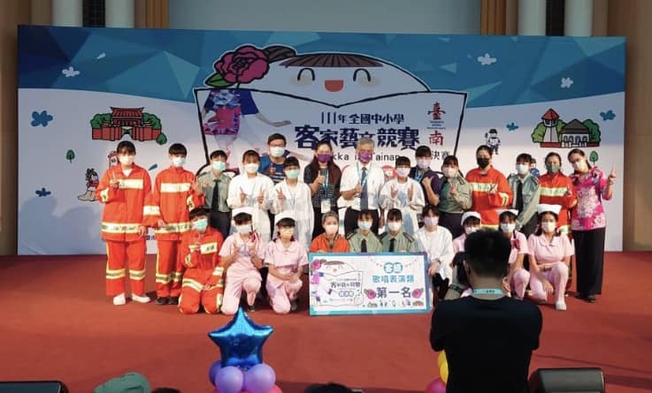 花蓮縣鳳林國中獲得客語歌唱表演類第一名殊榮。翻攝自花蓮縣鳳林國中臉書