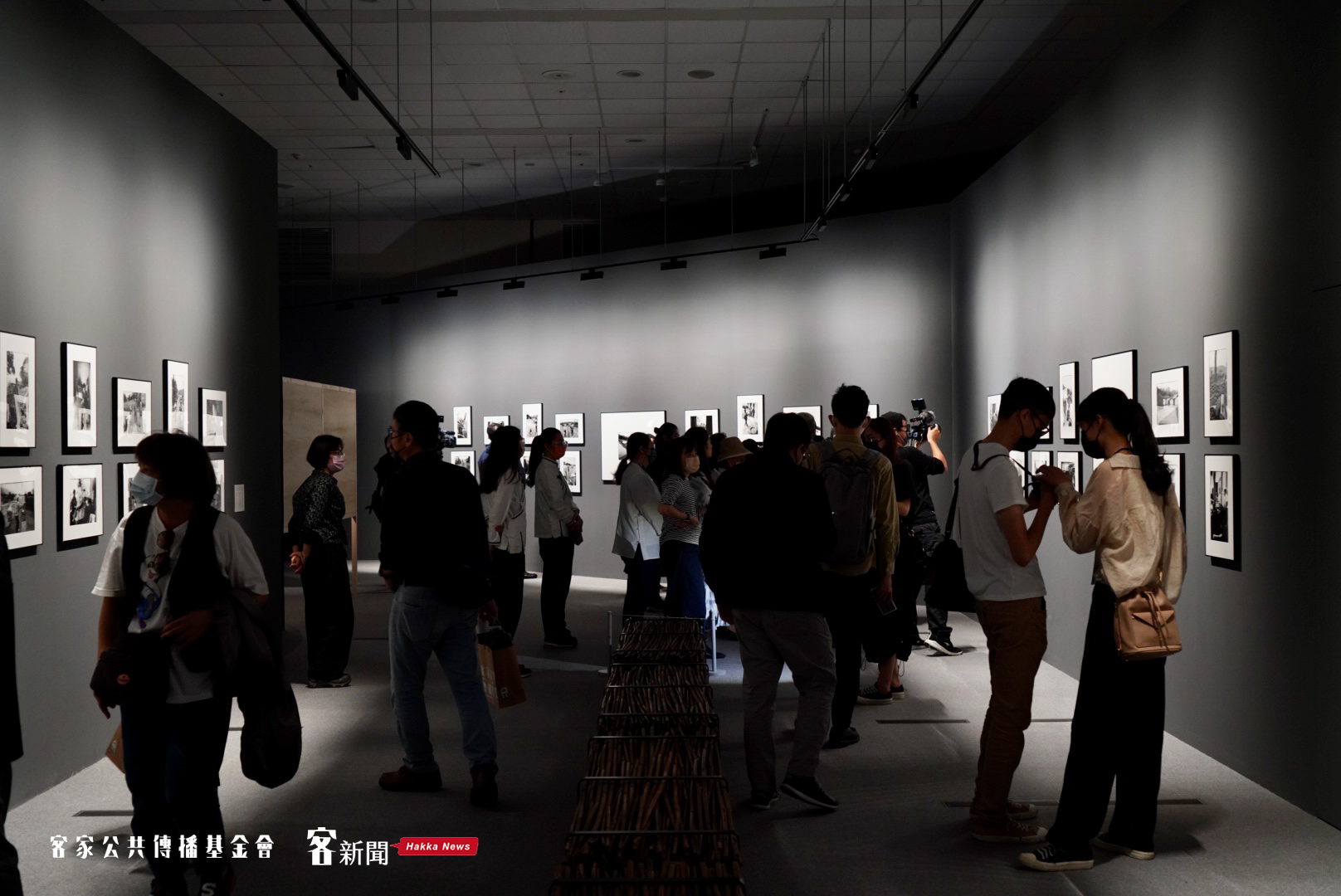 梁國龍個展即日起自2023年2月28日於臺灣客家文化館展出。宋佩遙攝