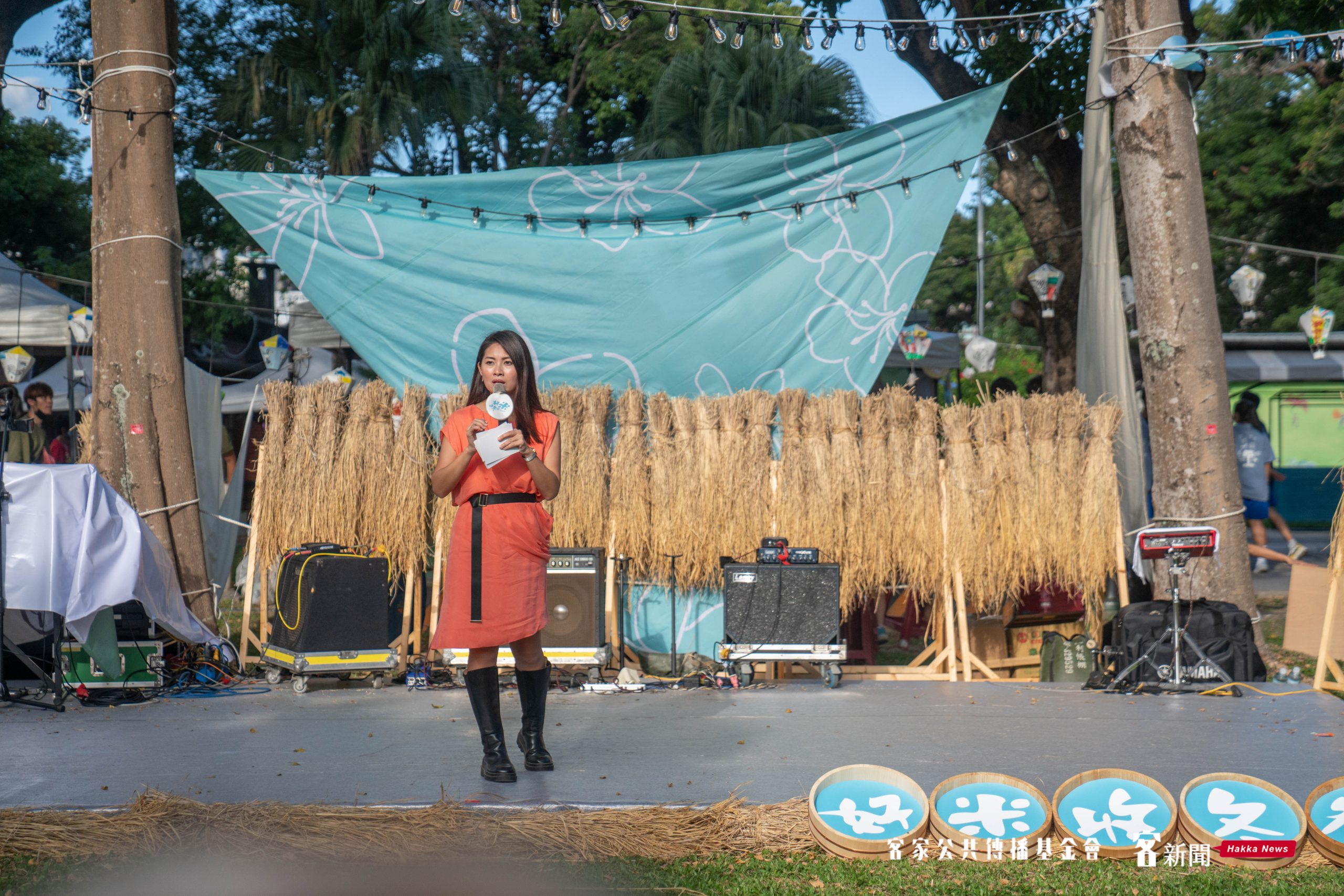 音樂會主持人林鈺婷。洪俊傑攝