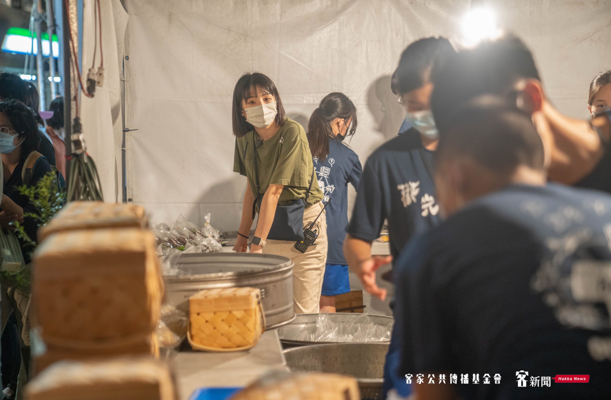 現場也有兌換券,供民眾領取好米餐盒。洪俊傑攝