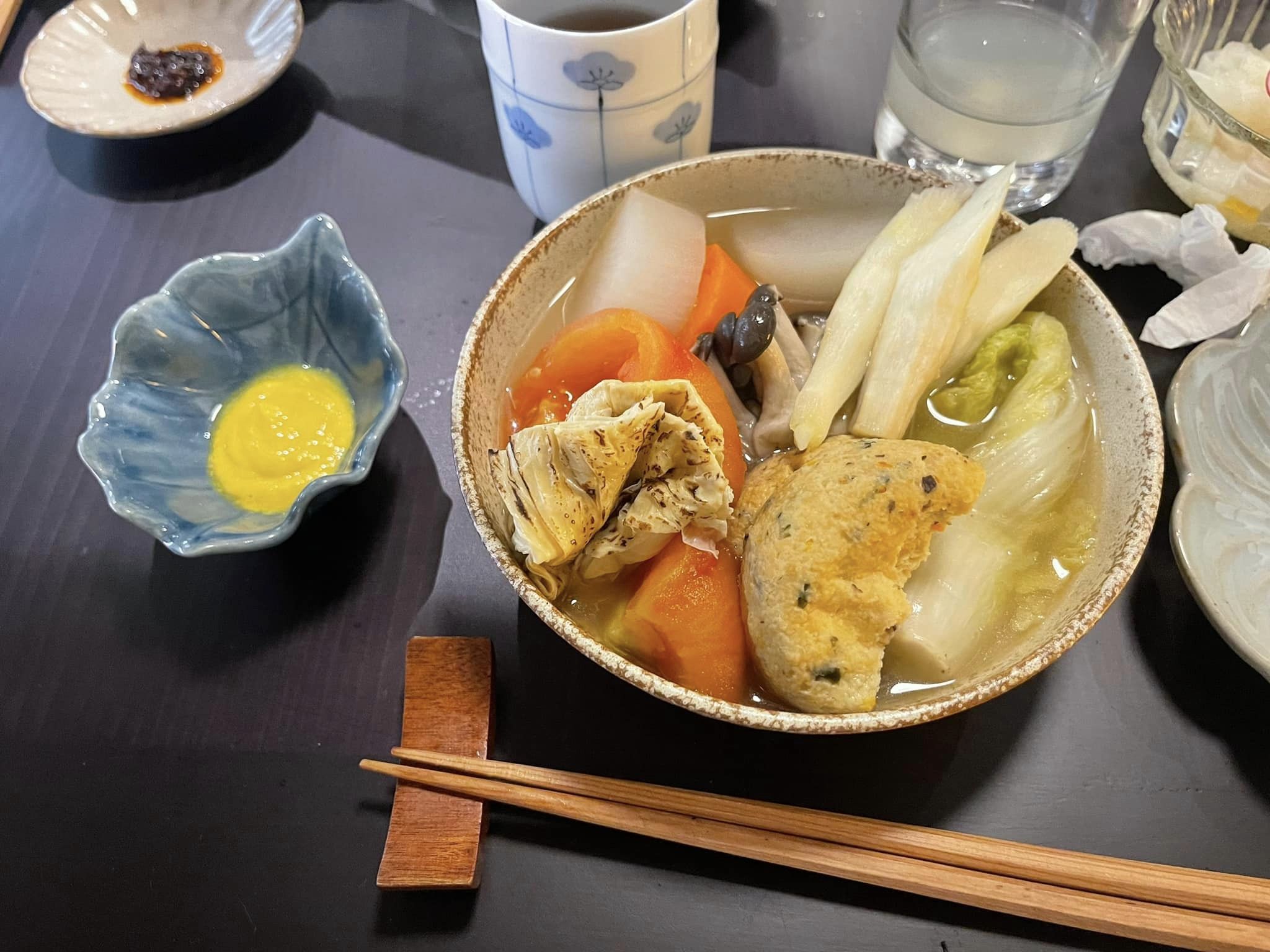 彭啟明也在粉絲專頁分享美味素食。彭啟明提供