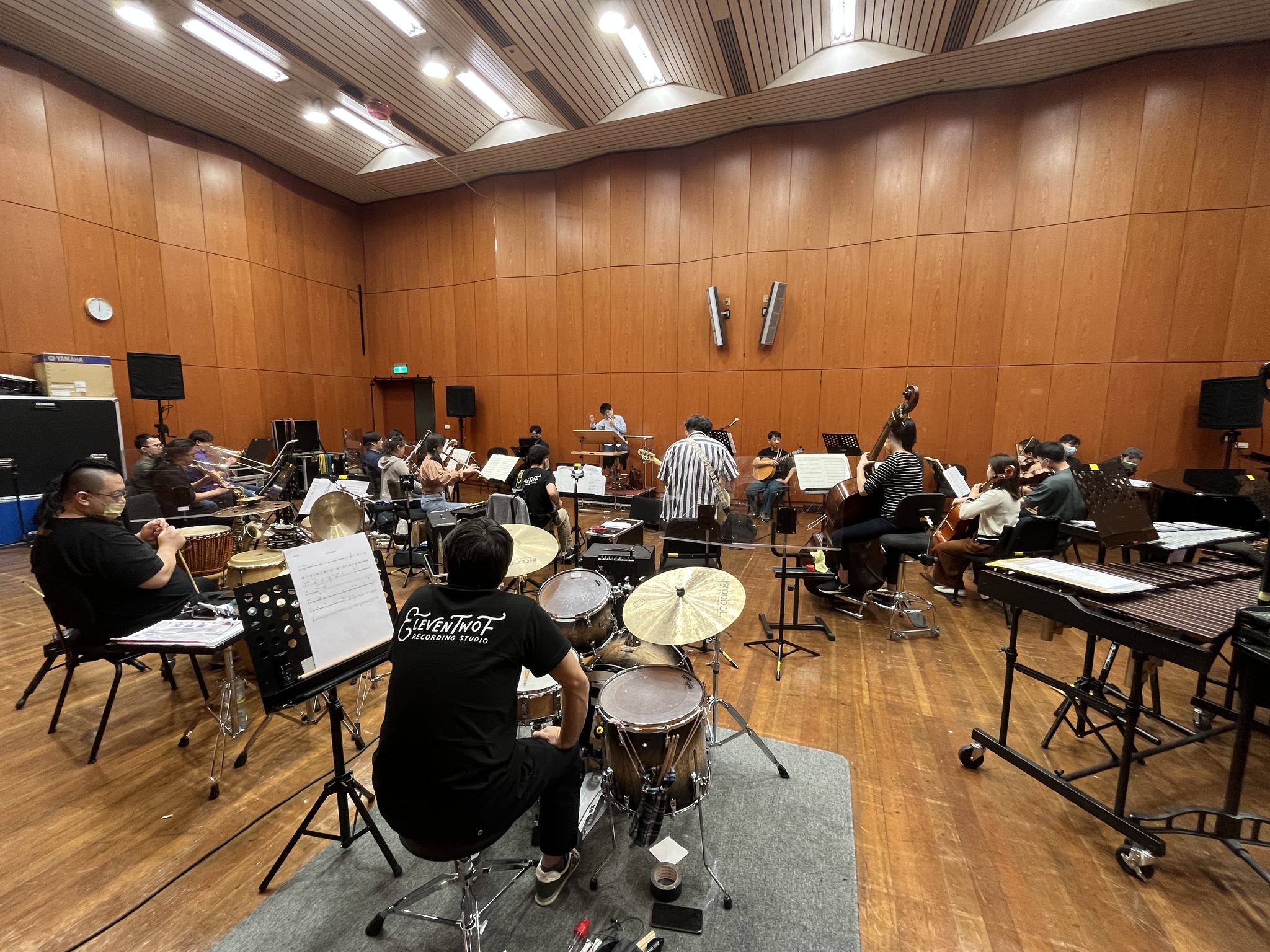 生祥樂隊「我庄三部曲」排練現場。翻攝生祥樂隊臉書