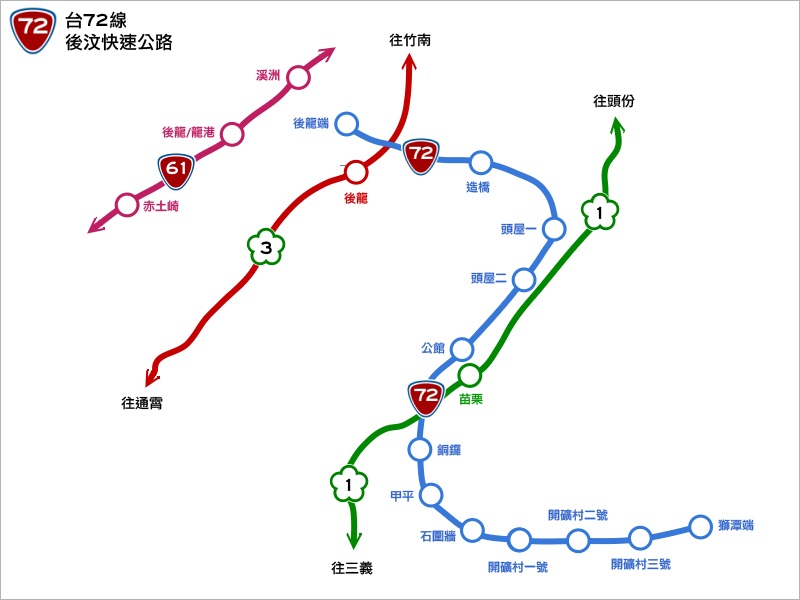大湖地區交通路線圖。
