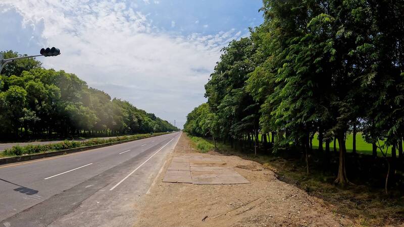 屏鵝公路拆桿後照片。(圖:公路總局提供)