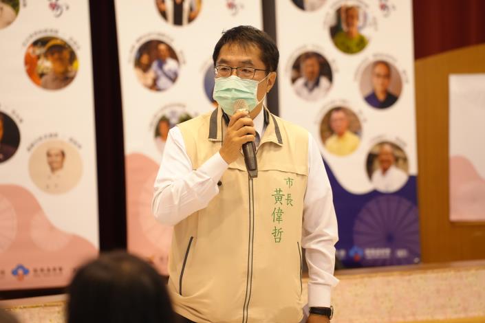 台南市長黃偉哲說台南客家人雖少，但希望甫成人慢慢了解客家文化。台南市客委會提供