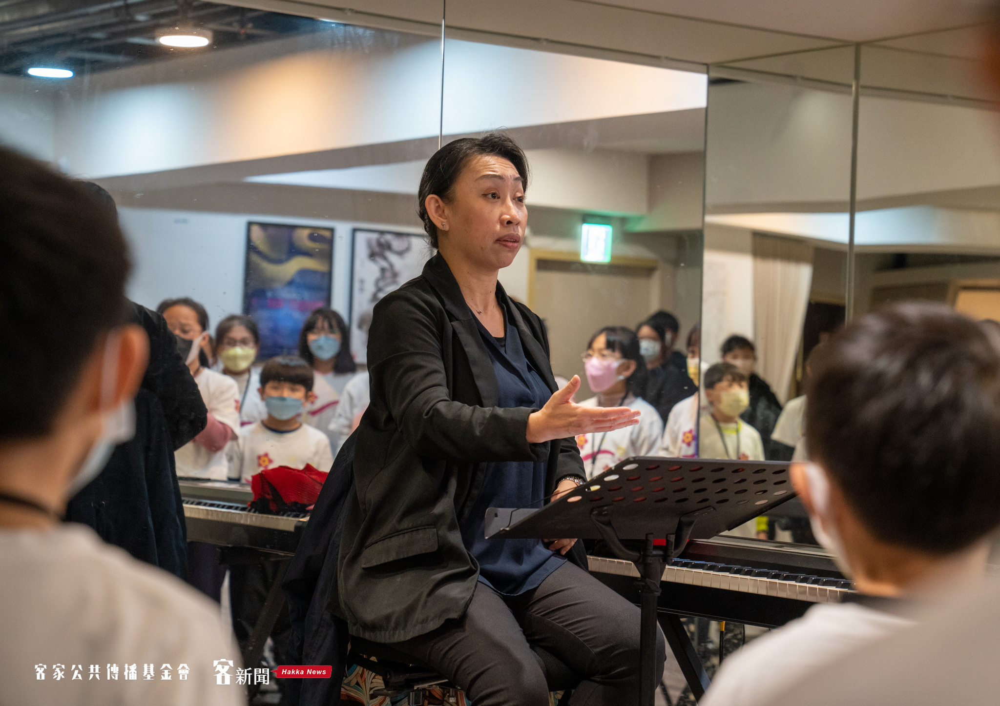 彭孟賢透露，接下來將有兩場售票公演，大家可以持續關注國立客家兒童合唱團臉書。宋佩遙攝