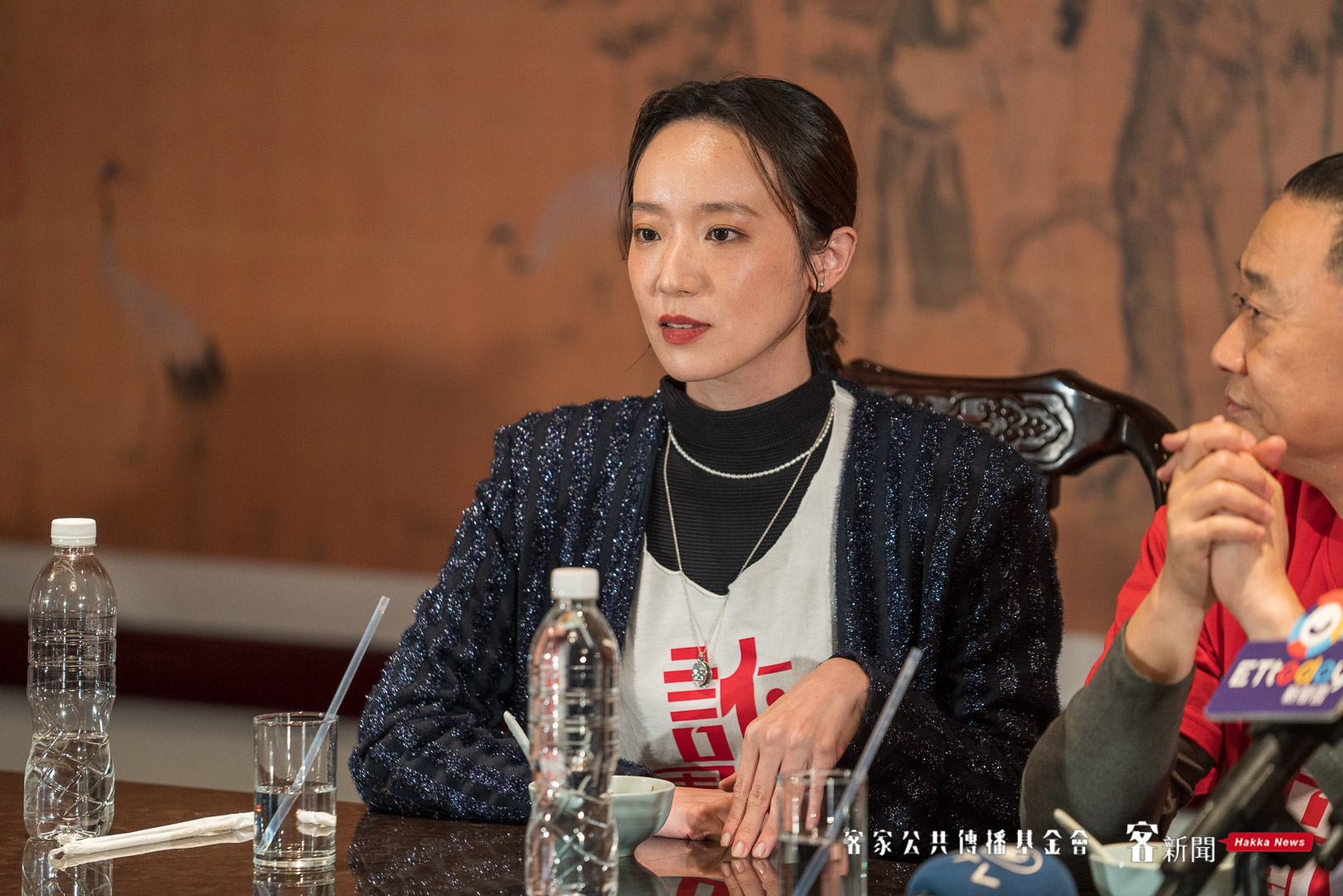 《詐團圓》演員林子熙在拍戲過程遇到疫情,結果在停拍時生了小孩,為了要連戲努力維持自己的身材。范修語攝