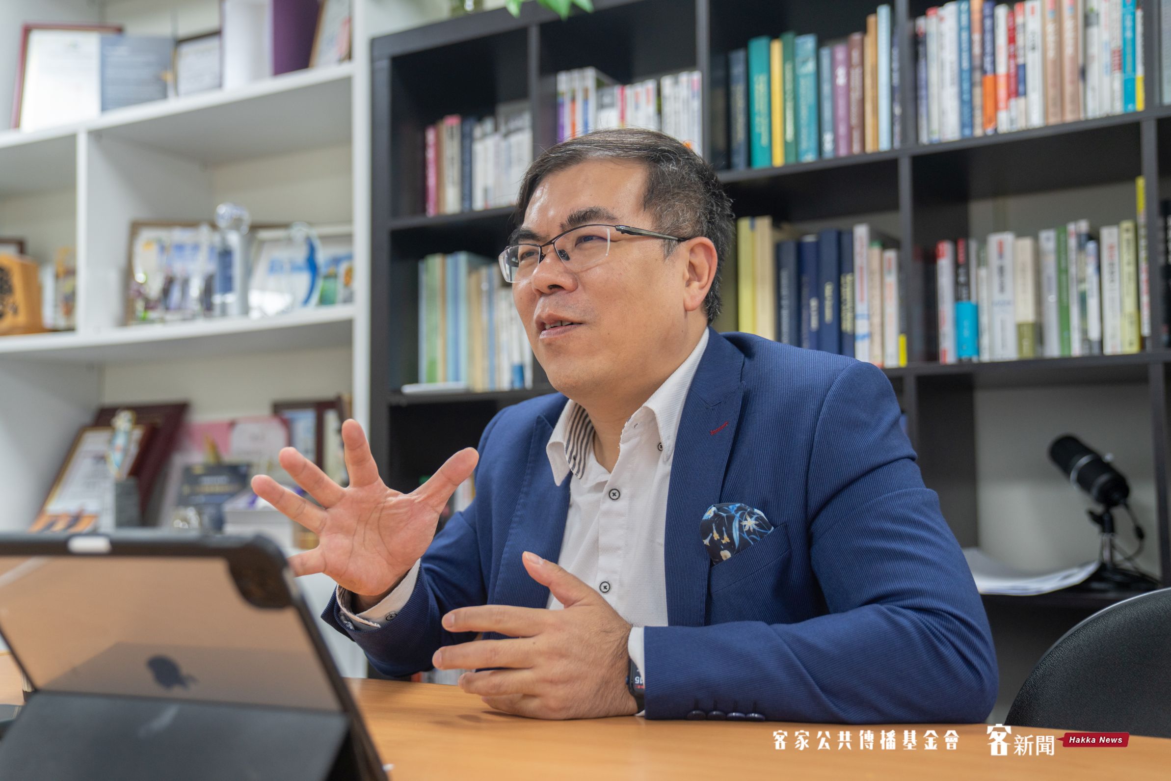 擁有超過26萬粉絲追蹤的「氣象達人」彭啟明。洪俊傑攝