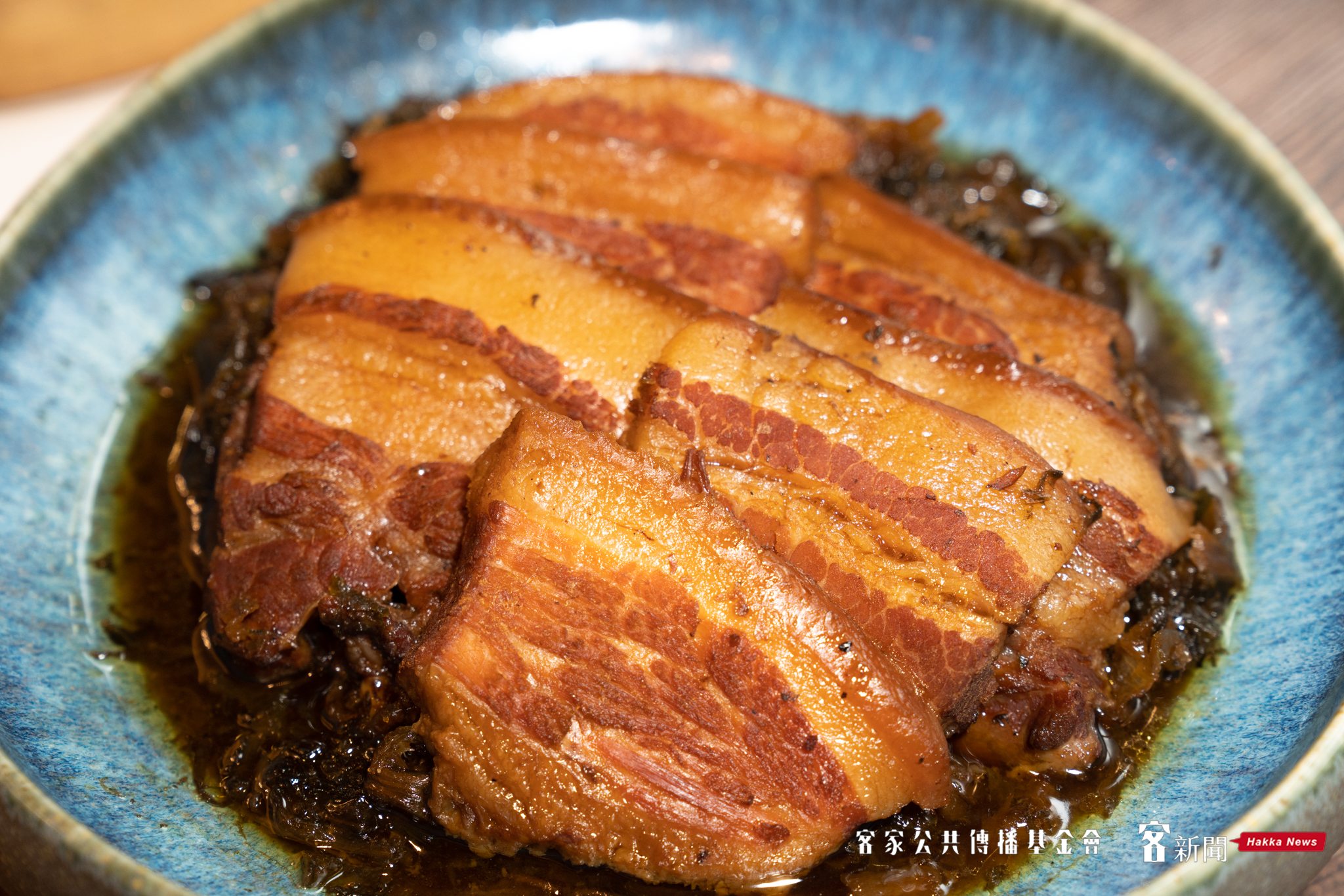 福欣園的梅干扣肉，因為油花已被煨至軟爛，完全吃不出五花肉的油膩感。范修語攝