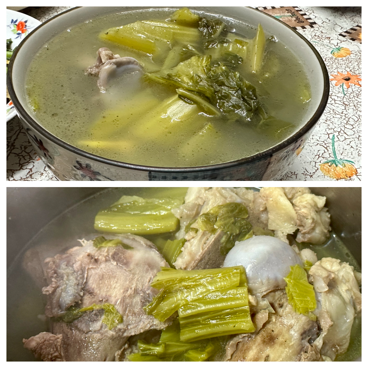 1. 長年菜是早期台灣人過年必備的一道菜,至今很多人家仍然有準備。蕭秀琴攝