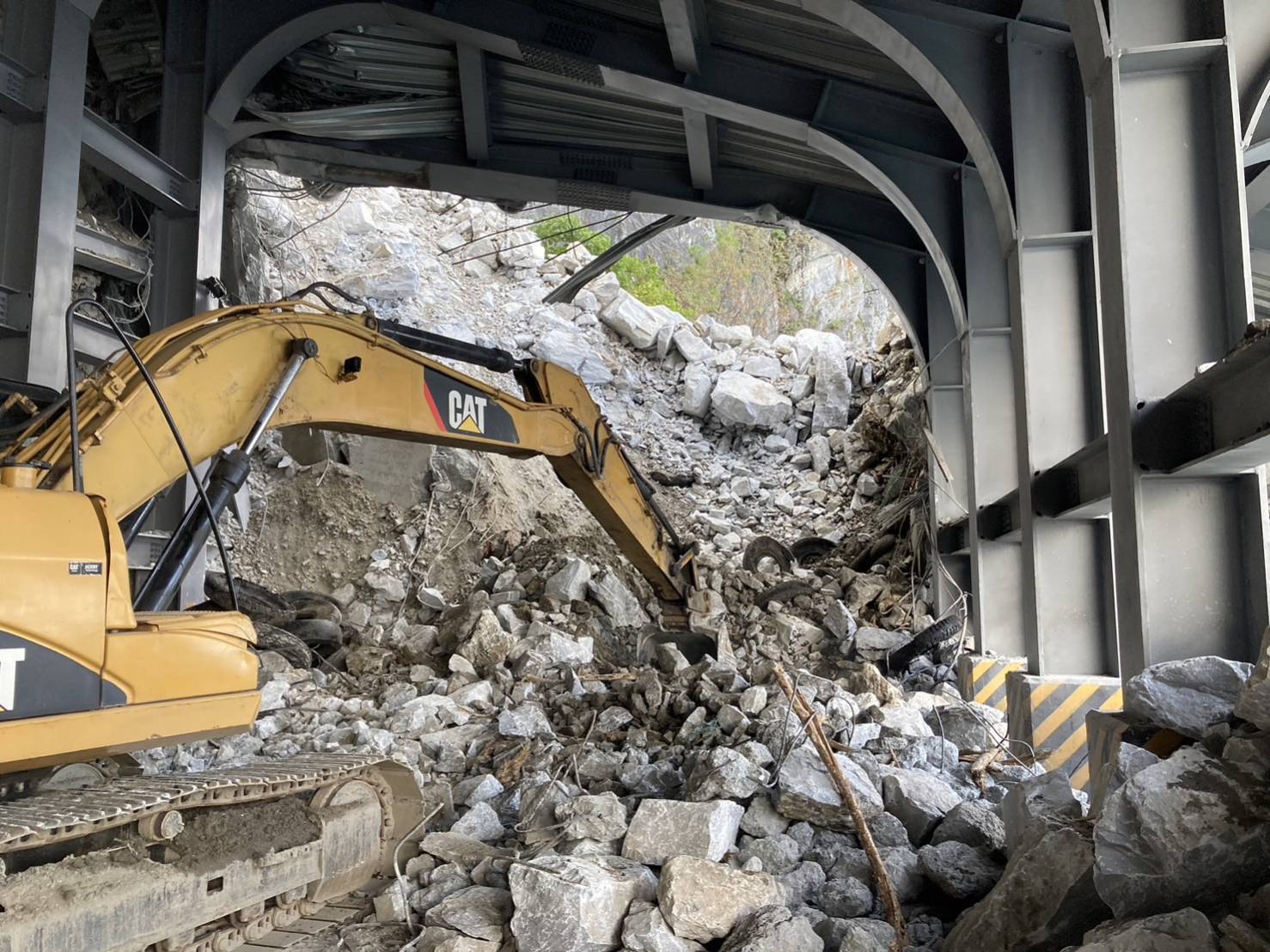 蘇花公路預計15日搶通。公路總局提供