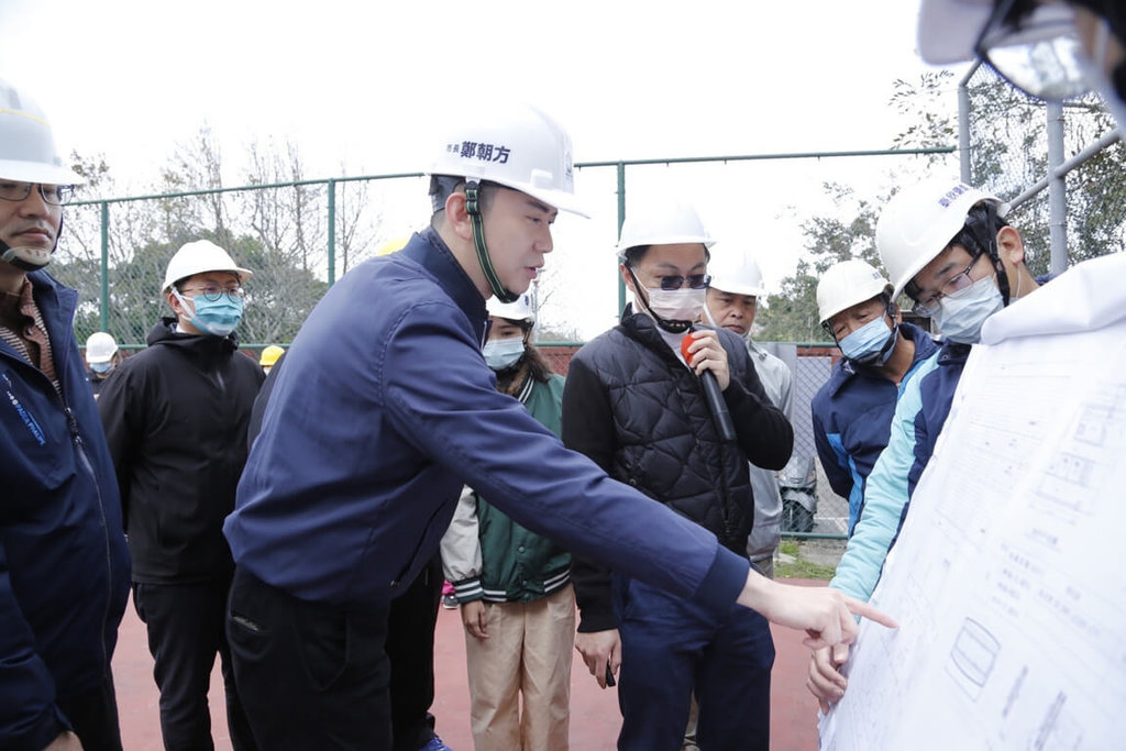 竹北新建公29博愛風雨球場　預計8月底完工