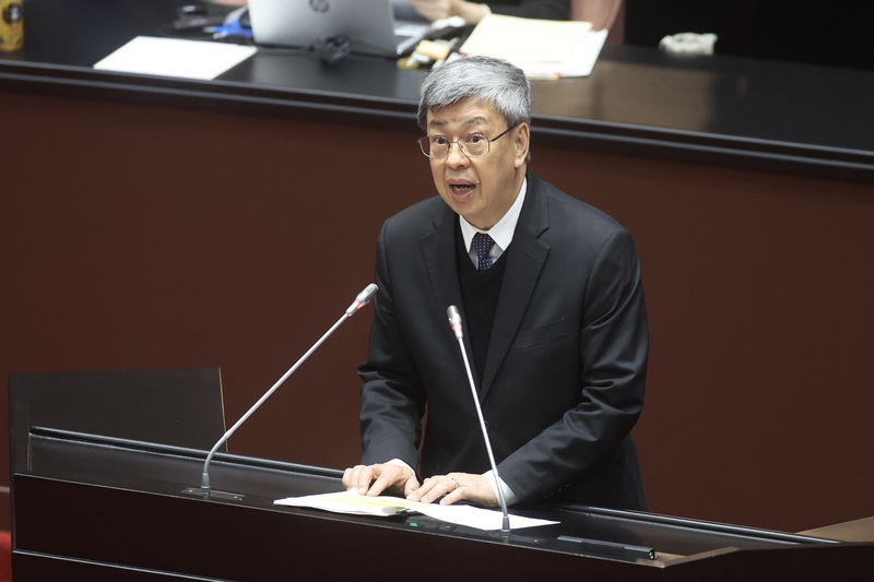 陳建仁在今天立法院會做施政報告，並表示會全力落實蔡總統交付4大任務。