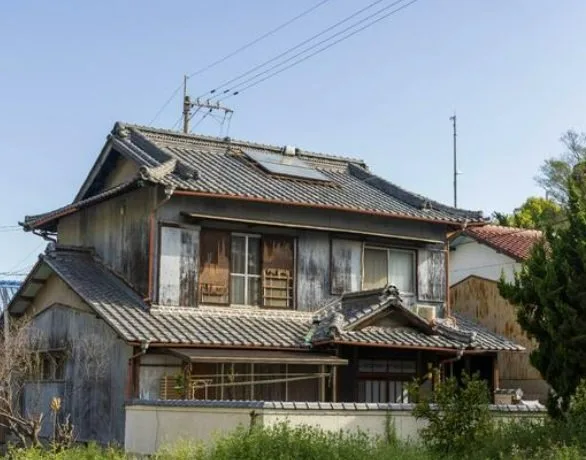 具有歷史價值的京都「町屋」不在空房稅的徵收範圍內。資料照片，翻攝自ぬくぬこ《推特》