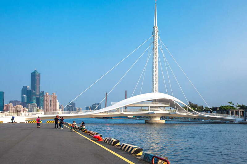 台灣港務公司24日表示，高雄港大港橋4月1日、2日配合「2023大港開唱」活動，將暫停橋體旋轉。（台灣港務公司提供）