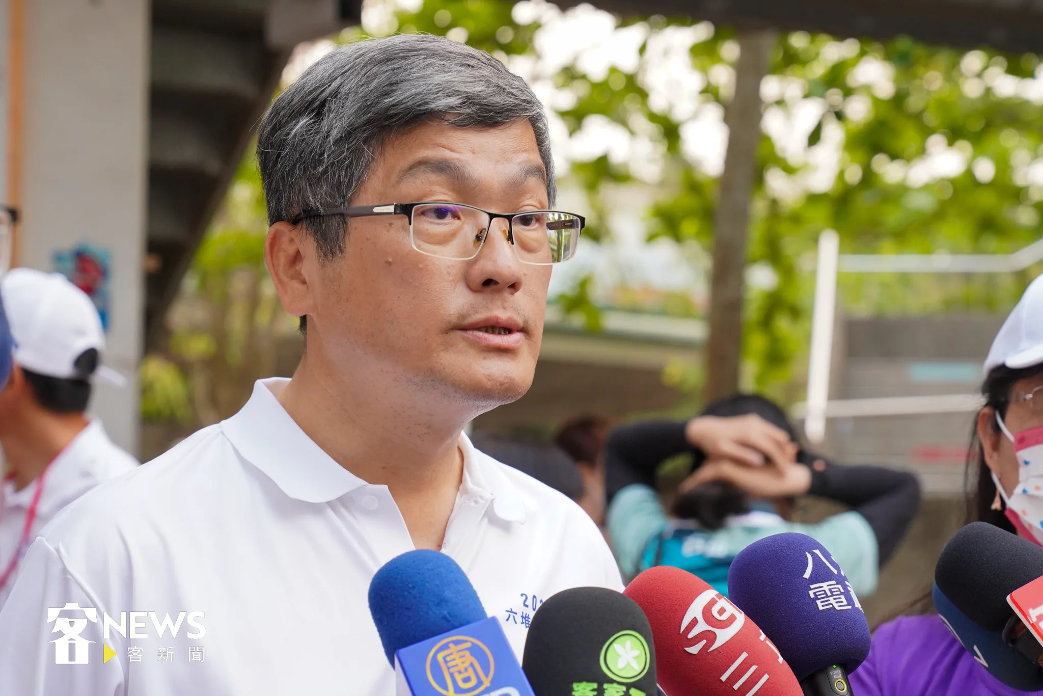 客委會主委楊長鎮表示，希望透過訂定相關的賽事標準，做得較齊全之後，客委會將向相關的單位爭取，將賽事選手比賽的紀錄納入全國的運動紀錄當中。宋佩遙攝。