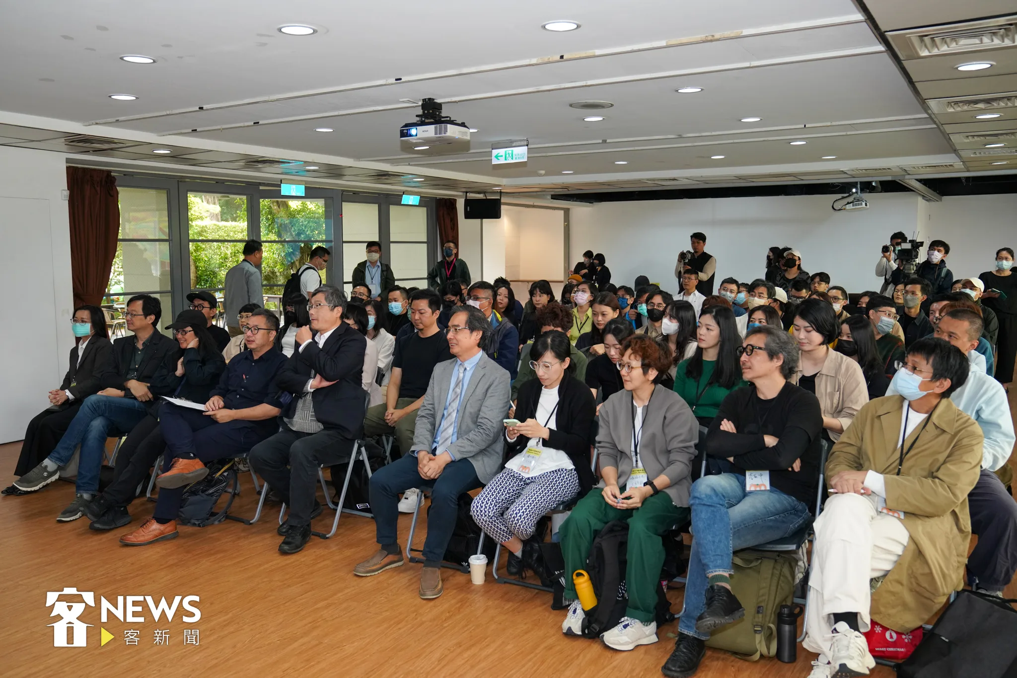 第2屆浪漫台三線藝術季百位策展人齊聚一堂，希望凝聚對這次策展的共識。宋佩遙攝