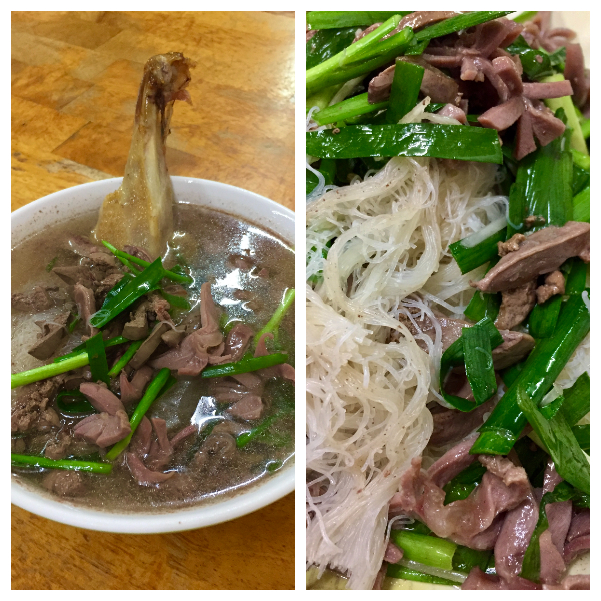 韭菜是客家人經常用的香料，炒雞鴨的腹內時就成了主角。作者提供