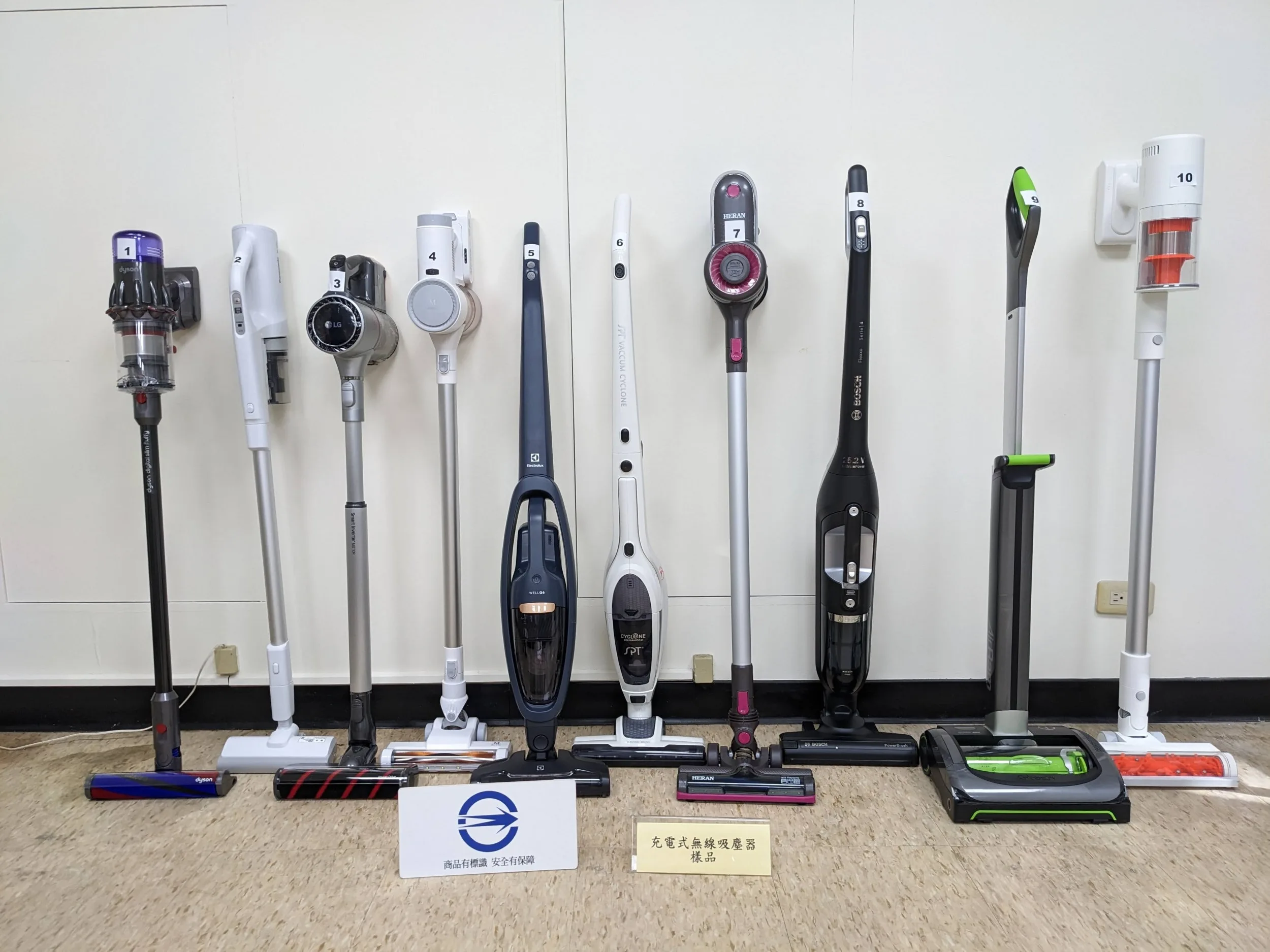 標檢局檢測市售無線吸塵器　2件中文標示不符規定