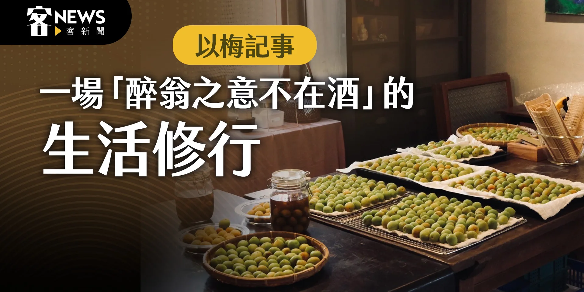 以梅記事　一場「醉翁之意不在酒」的生活修行