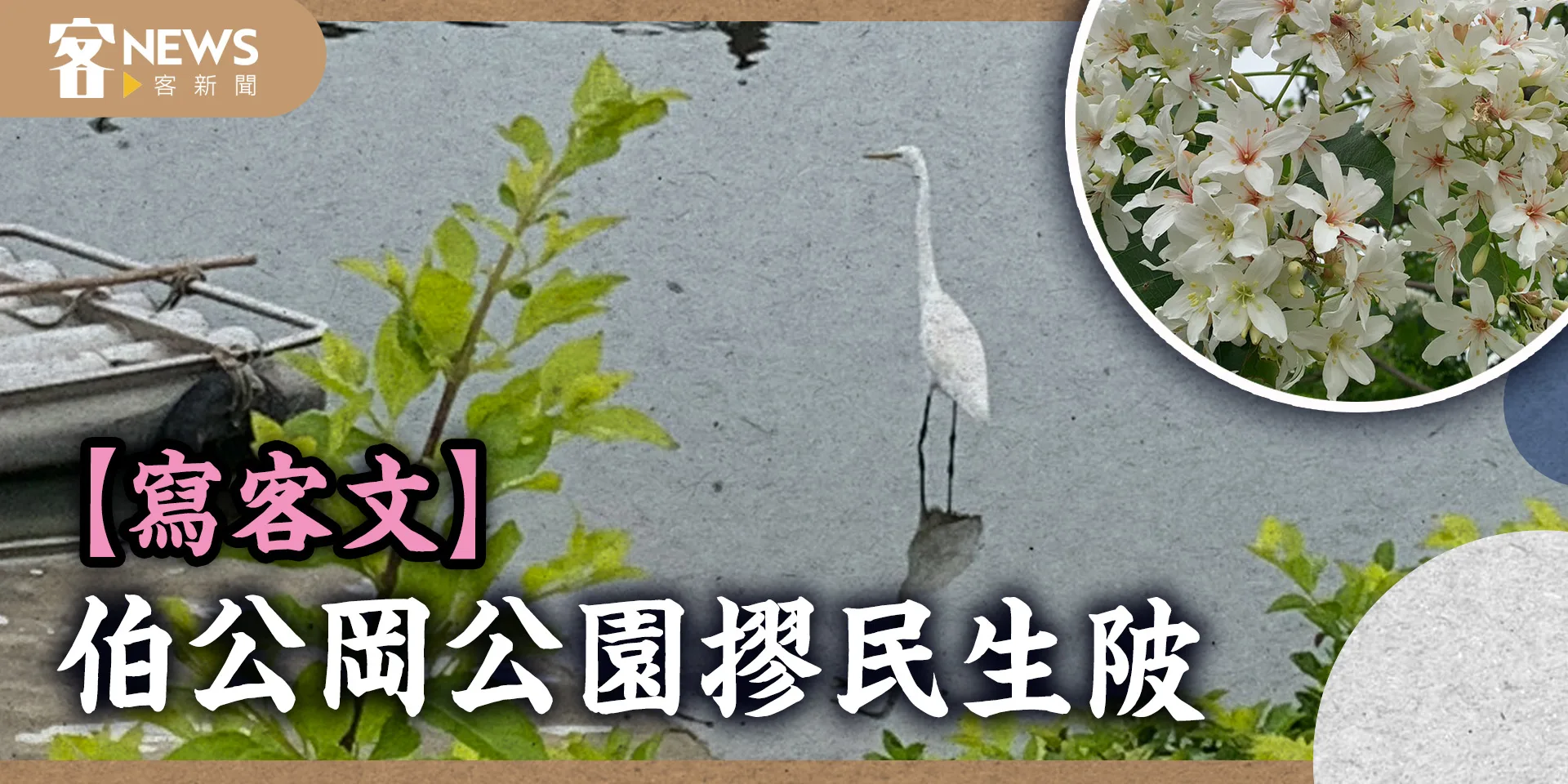【寫客文】伯公岡公園摎民生陂