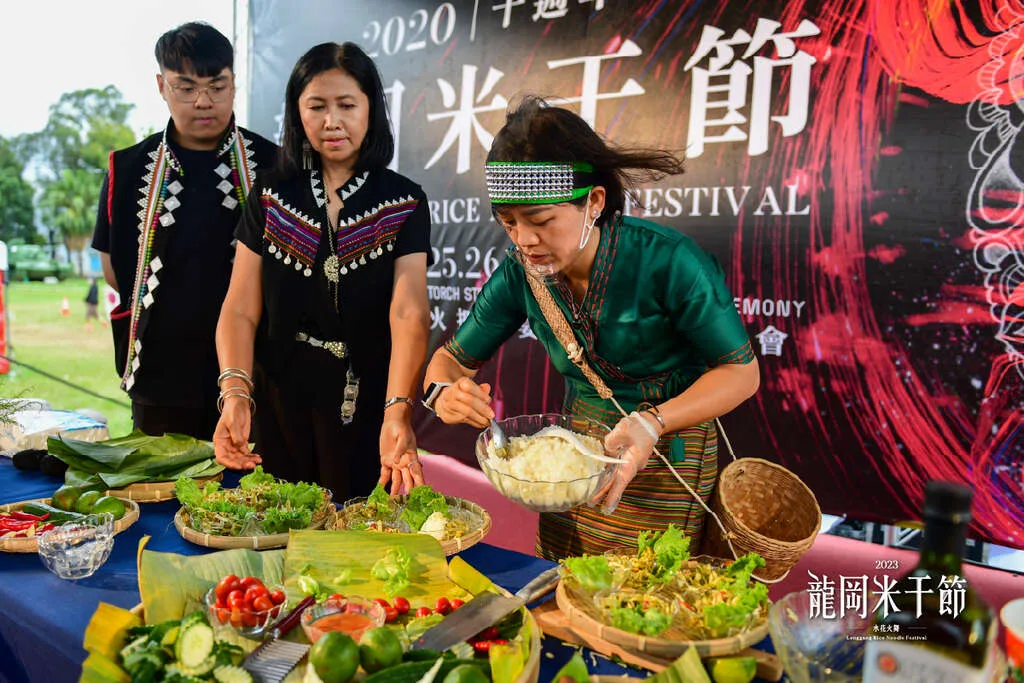 龍岡米干節能讓大家認識從異國美食、生活型態等,重新感受到台灣多元族群文化融合的美好。翻攝自龍岡米干節臉書