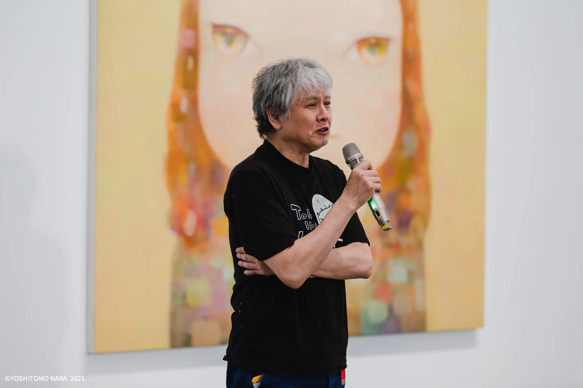 日本藝術家奈良美智，資料照。翻攝自中華文化總會臉書