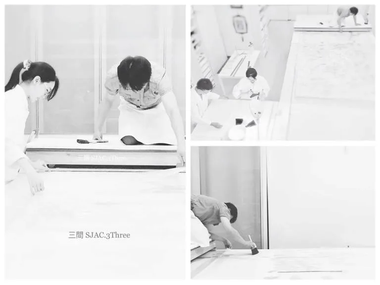 范定甫與工作同仁。取自三間 sjac‧3three粉專