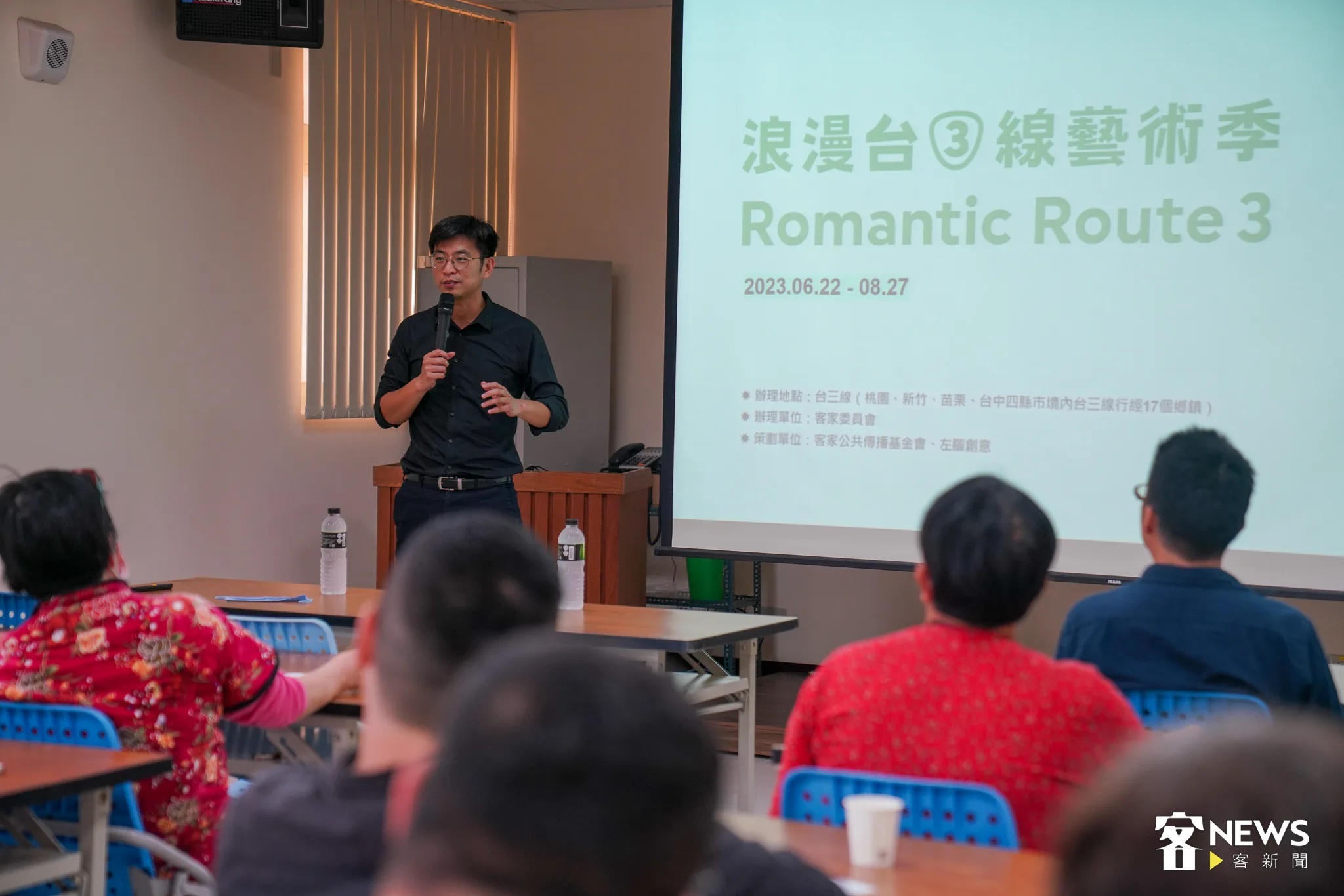 周江杰表示，希望台三線上餐廳業者可以有機會交流互動。李台源攝