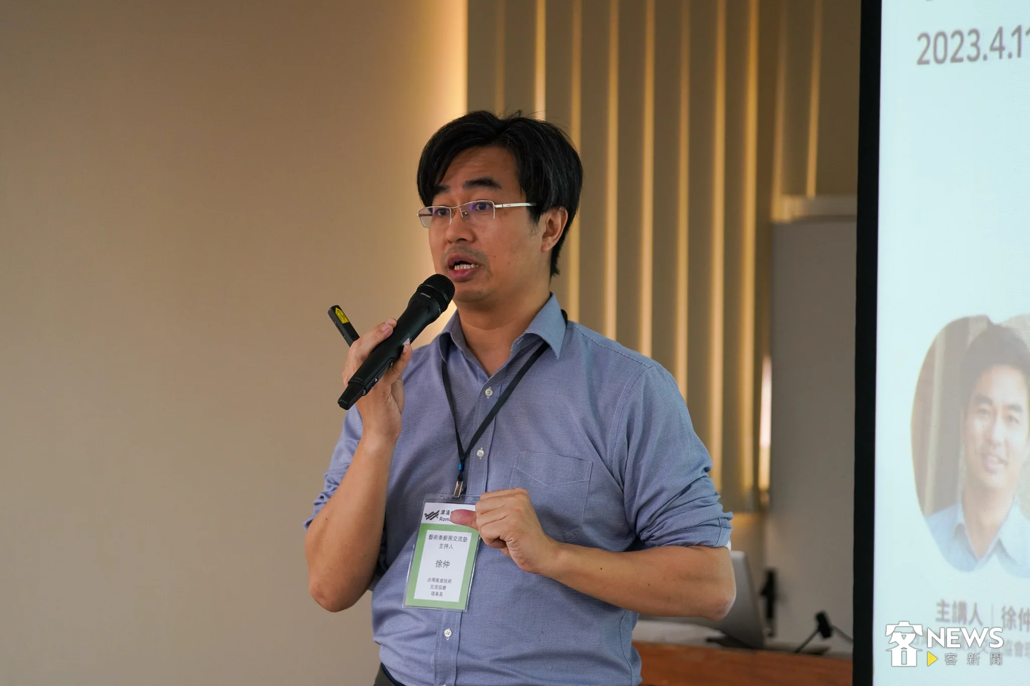 台灣美食技術交流協會理事長徐仲。李台源攝