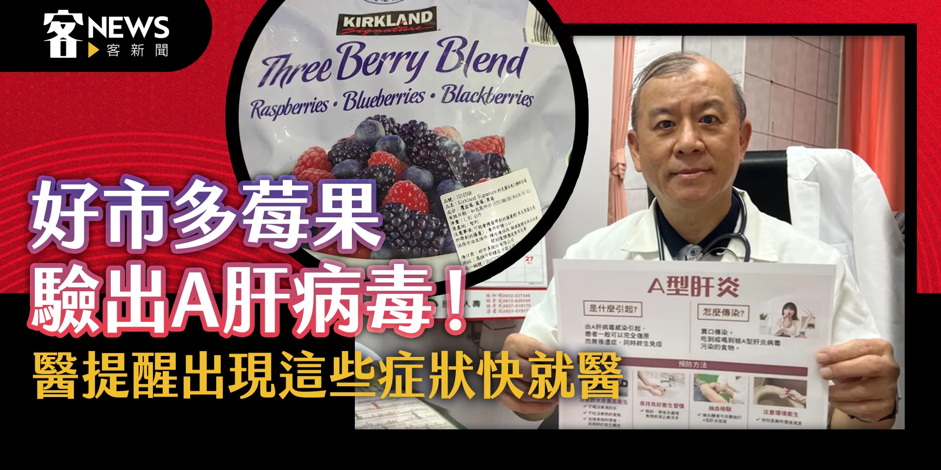 好市多莓果驗出A肝病毒！　醫提醒出現這些症狀快就醫