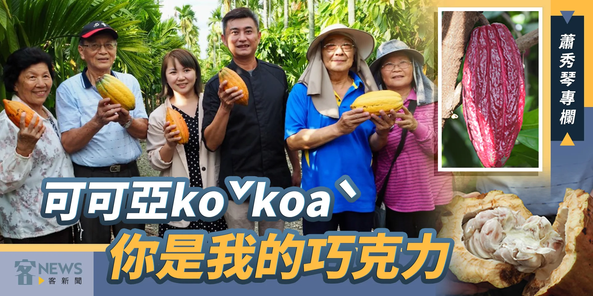 蕭秀琴專欄／可可亞koˇkoaˋ　你是我的巧克力