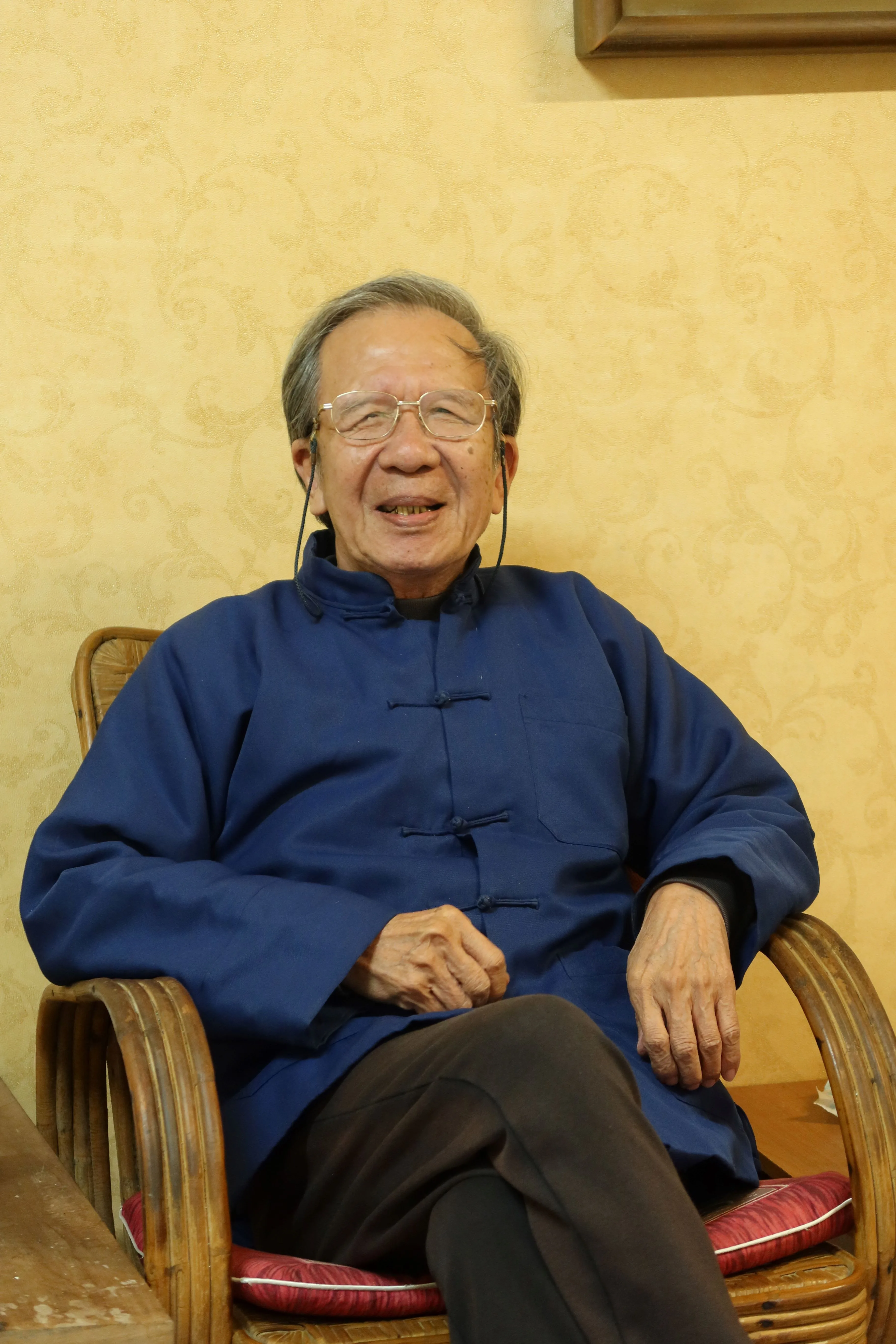 黃卓權是黃南球的玄孫,為研究高祖父,他勤於參考古文書、田野調查,成為研究苗栗縣內山開發史權威。何來美攝
