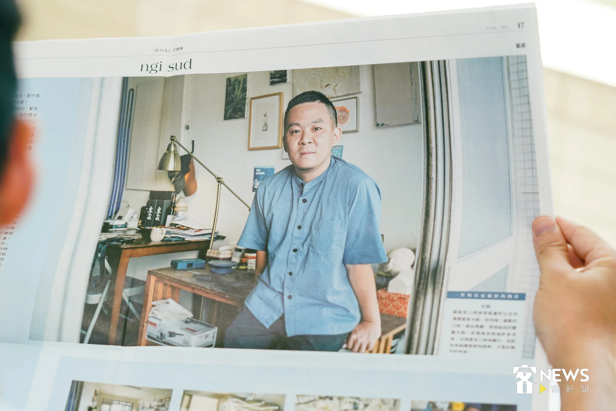 浪漫台三線藝術季參展藝術家特輯,認識各個藝術家創作背景。宋佩遙攝