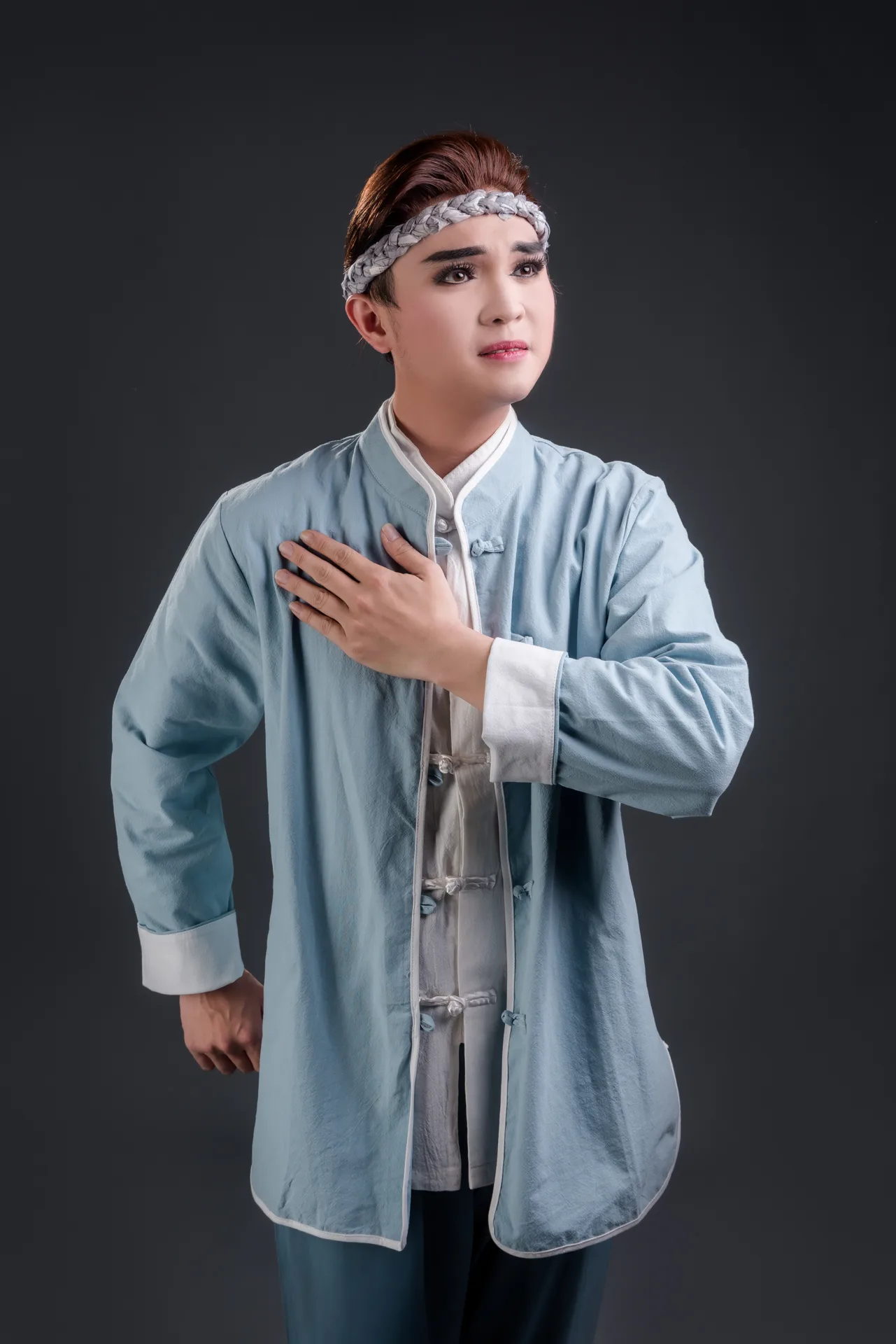 《桐花樹下》劇中角色「天賜」形象照。景勝劇團提供