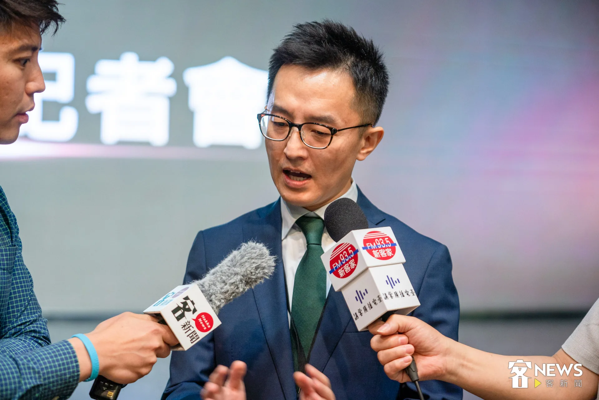 客家電視台台長向盛言。范修語攝