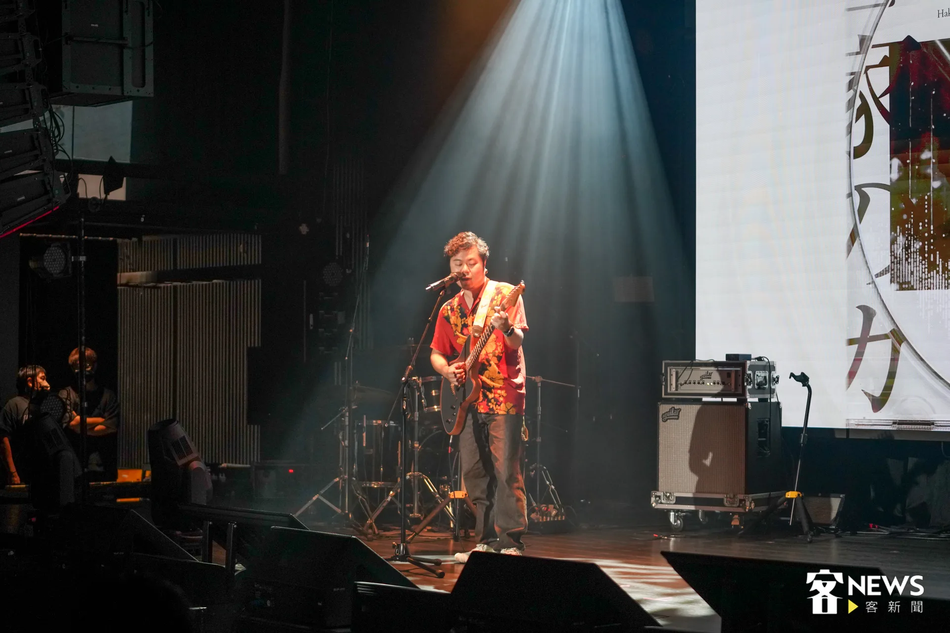 黃子軒於客家音樂金曲交流會演出。范修語攝