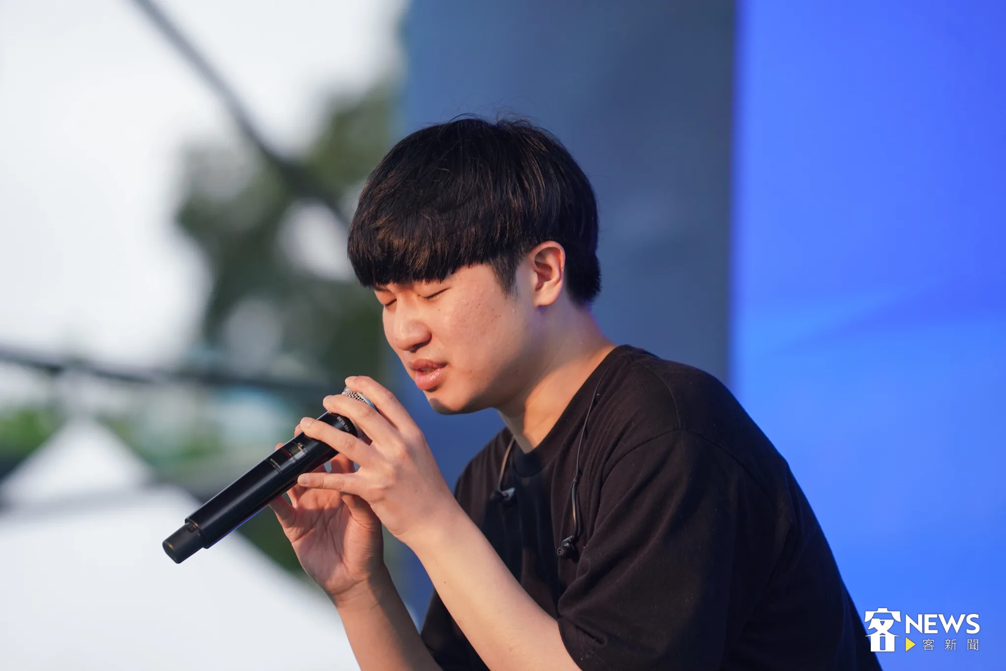 今年再度入圍金曲獎的彭柏邑的音樂充滿嘻哈元素。李台源攝